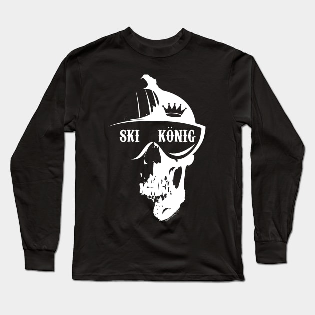 SKI KONIG (SKI KING) Long Sleeve T-Shirt by Illustratorator